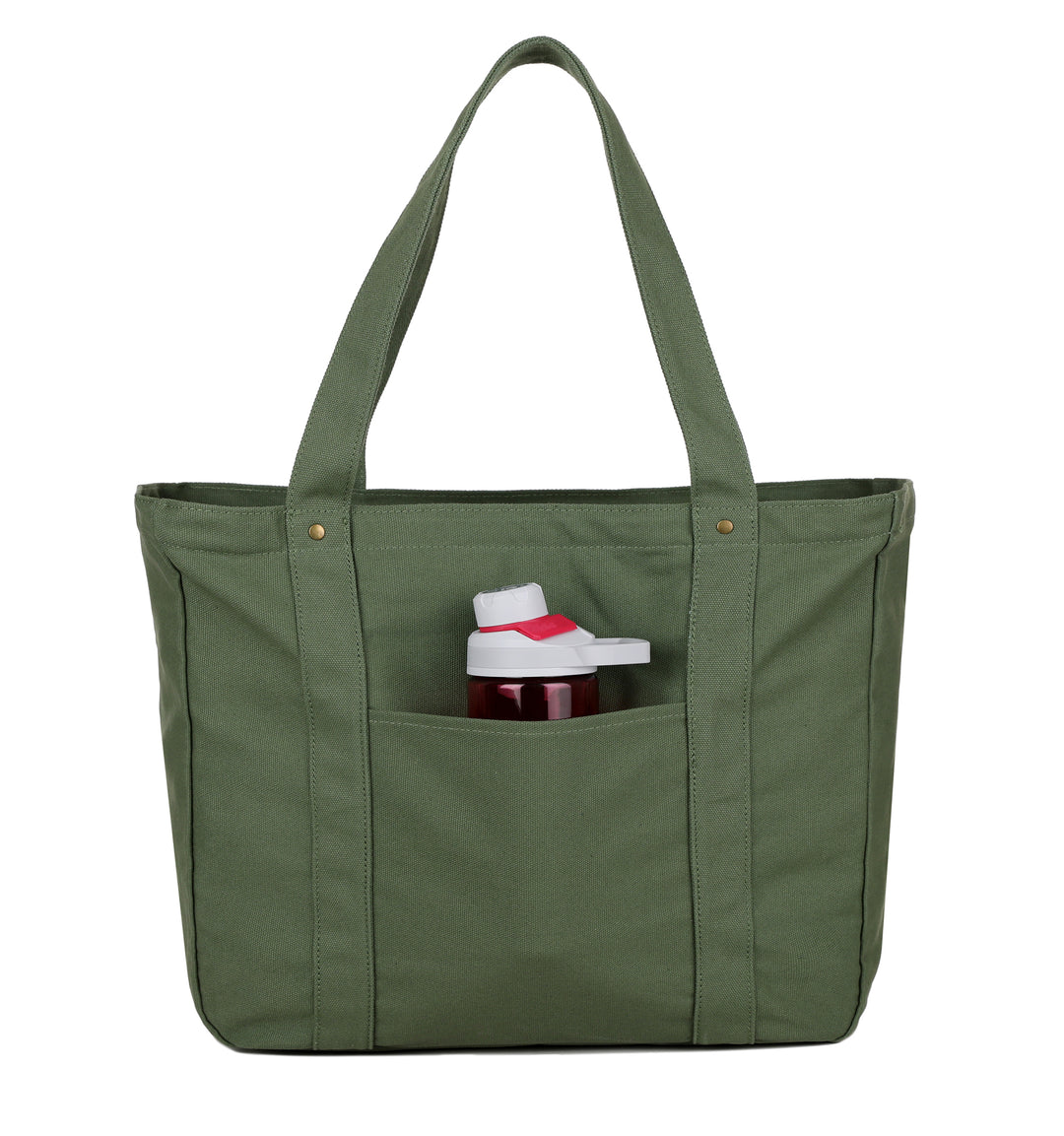 Mouteenoo Large Tote Bag for Women with Zipper Closure and Laptop Comp