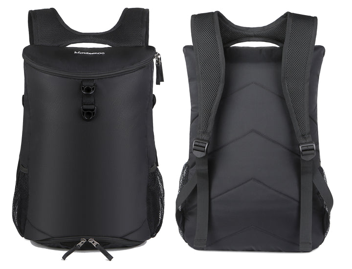 Mouteenoo スリングバックパック 男女兼用, ブラック : Mouteenoo 旅行バッグ スポーツダッフルバッグ