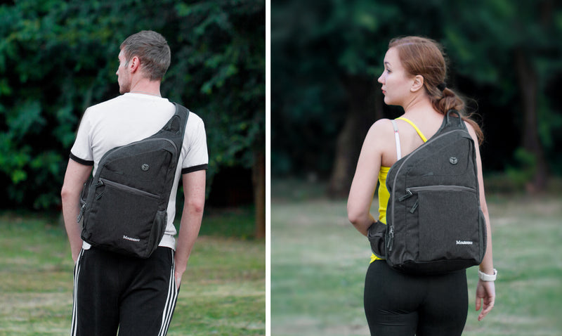 Mouteenoo Sling Backpack for Men and Women Bag