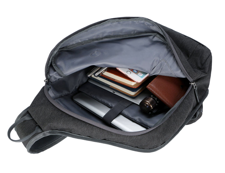 Mouteenoo スリングバックパック 男女兼用, ブラック : Mouteenoo 旅行バッグ スポーツダッフルバッグ